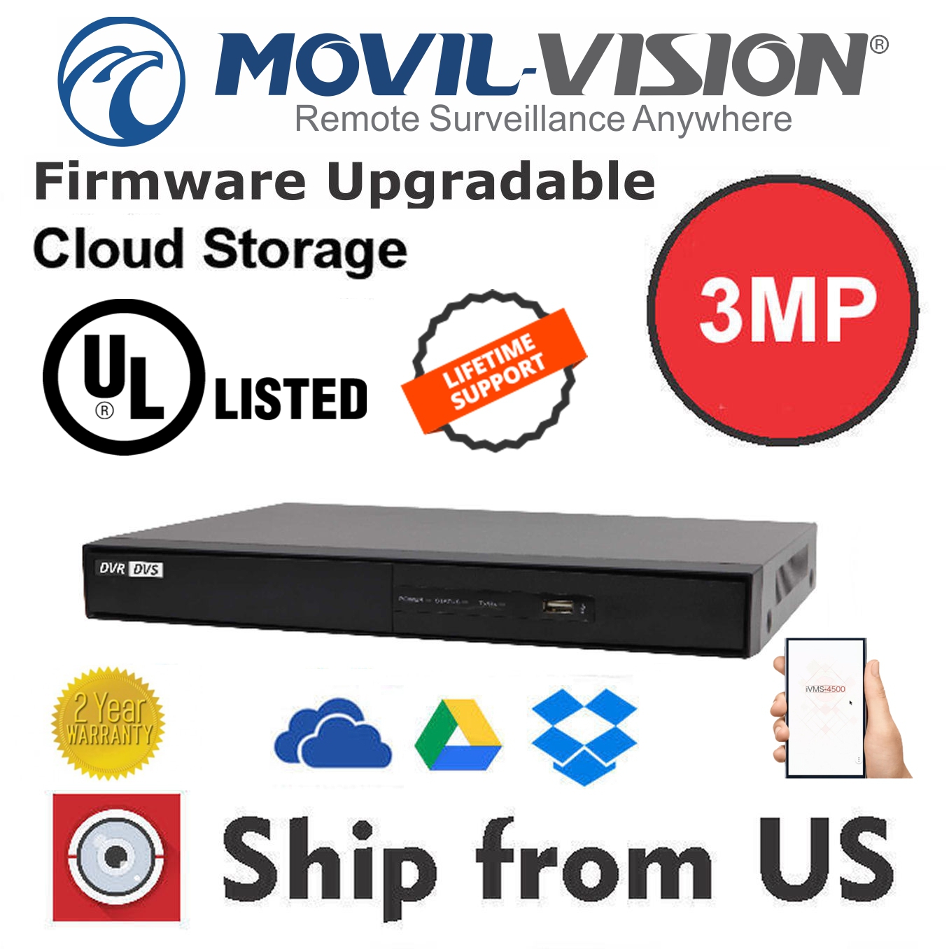 4ch Dvr 1080p 3mp Hdtvi Dispositivo Antimanipulacion Cvbs Ip Ul Enumeran Hikvision Oem Ds 74 Hqhi F1 N Ebay